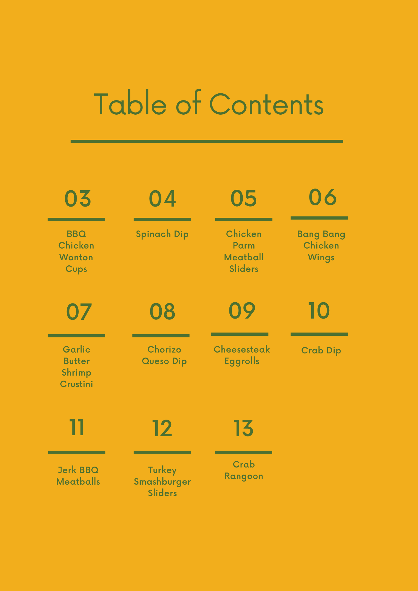 Game Day E-Cookbook Volume2