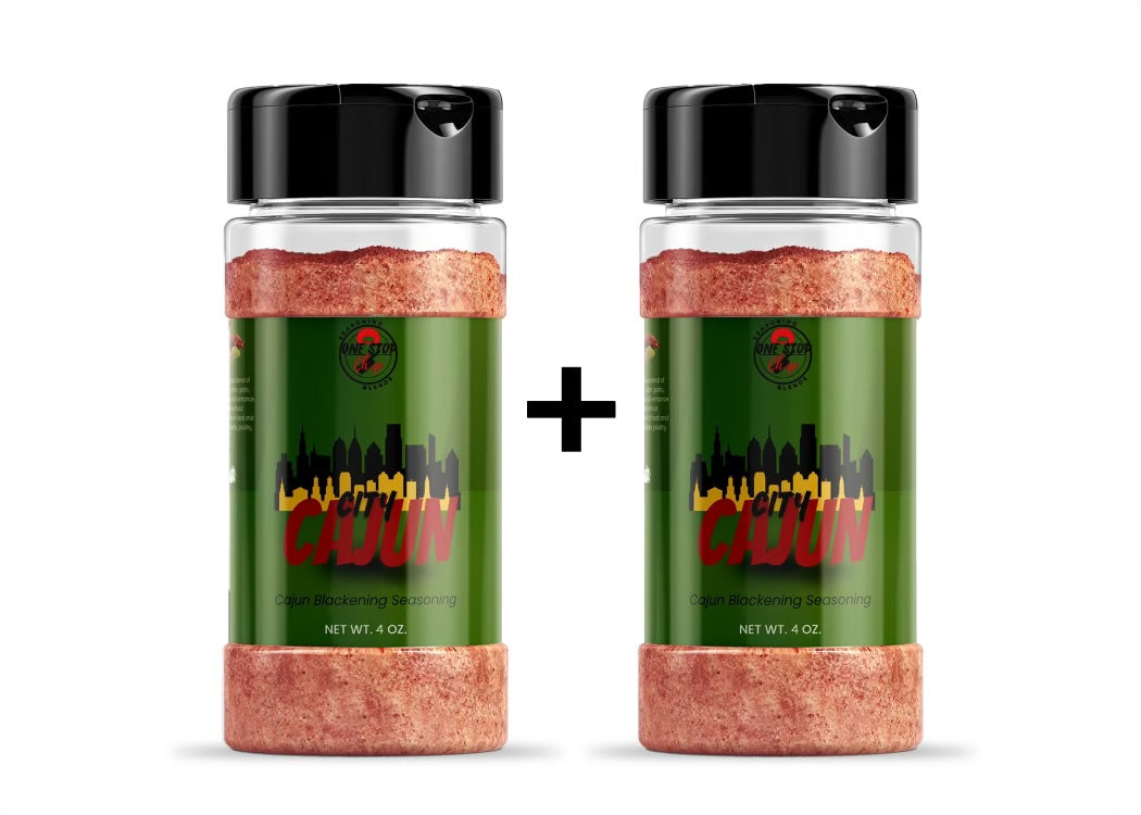 2 BUNDLE DEAL - City Cajun Blackening Seasoning (4oz)