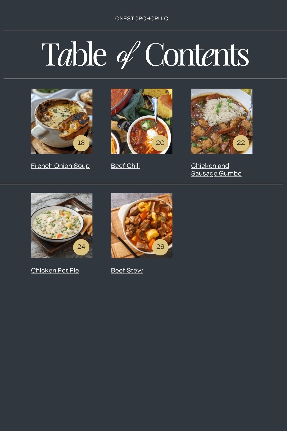 Soups & Stews Recipe E-Book: Cozy, Nourishing & Flavorful